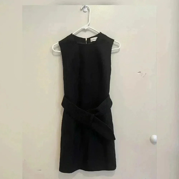 Golden Goose Black A Line Dress With Belt - Picture 6 of 7